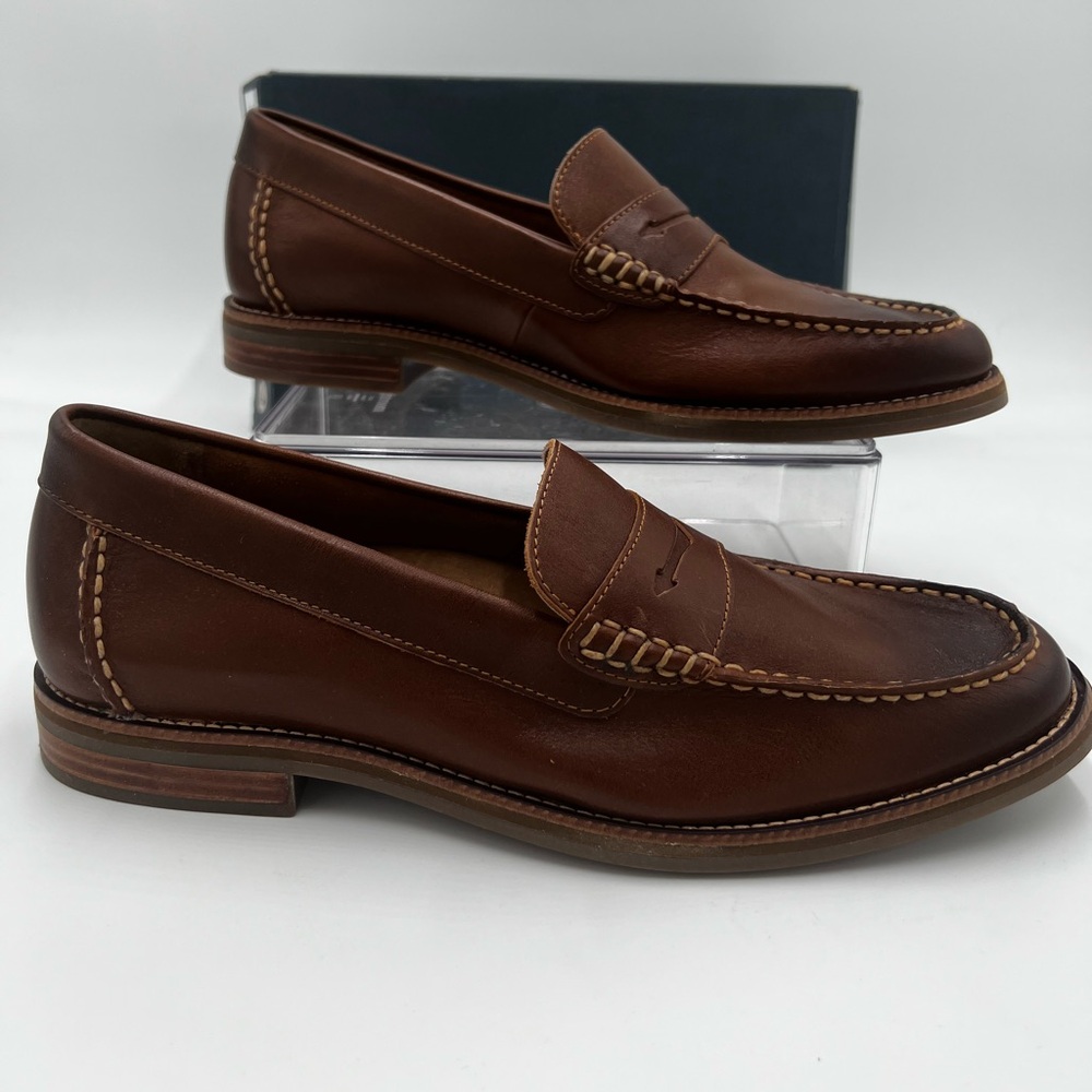 Sperry Tan and Brown Suede Loafers Timeless Slip-Ons